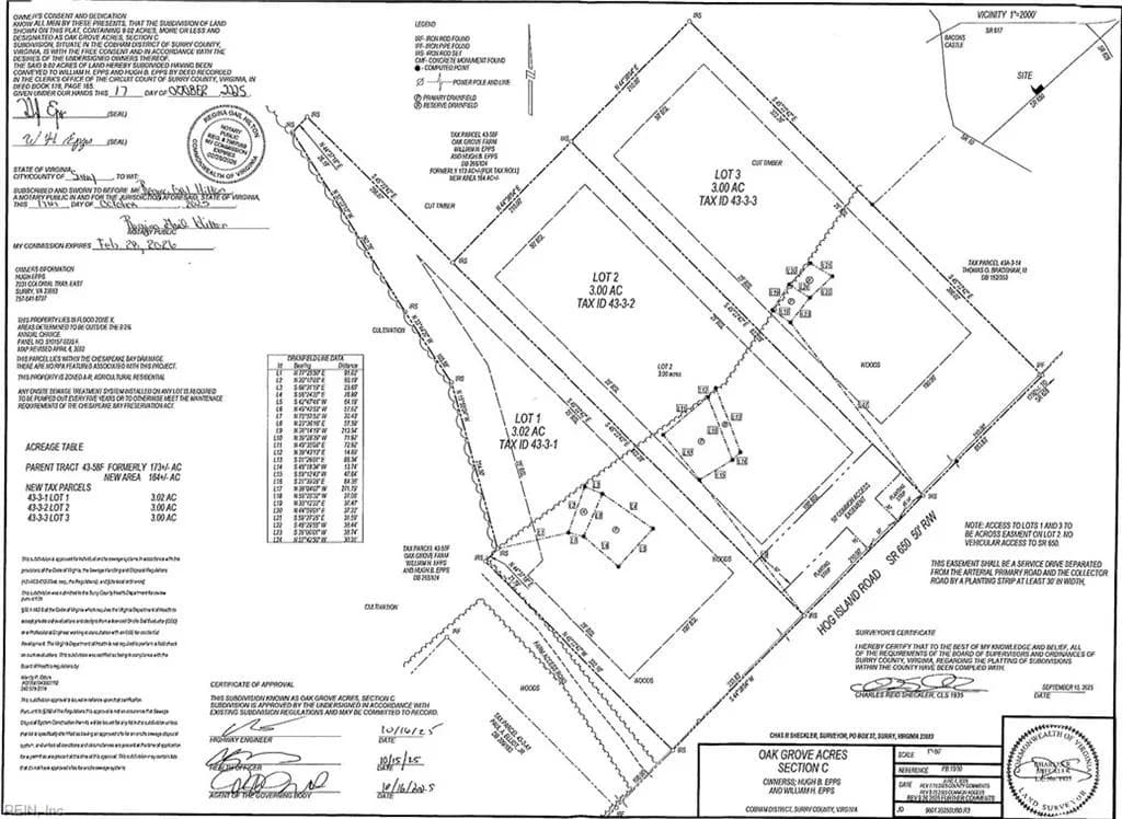 3.02AC Hog Island Lot 1 RD, SURRY VA 23883 - Photo 2