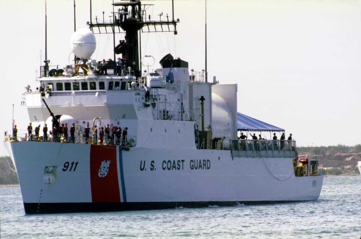 USCGC Forward (WMEC-911), homeported at Coast Guard Base Portsmouth.