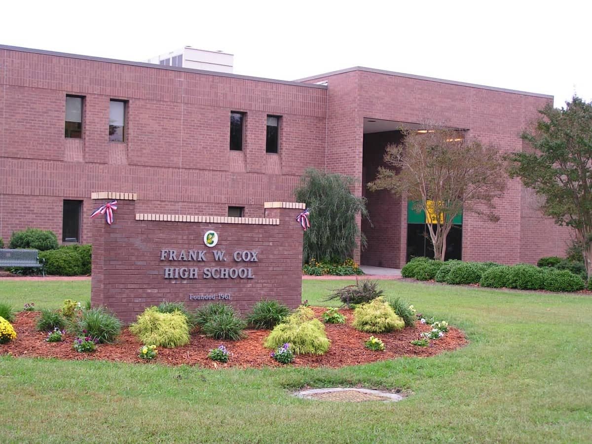 Frank W. Cox High School building