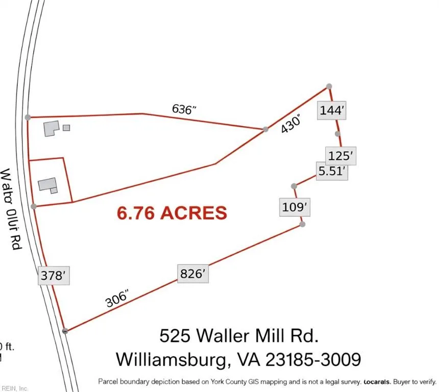525 Waller Mill RD, WILLIAMSBURG VA 23185 - Main photo