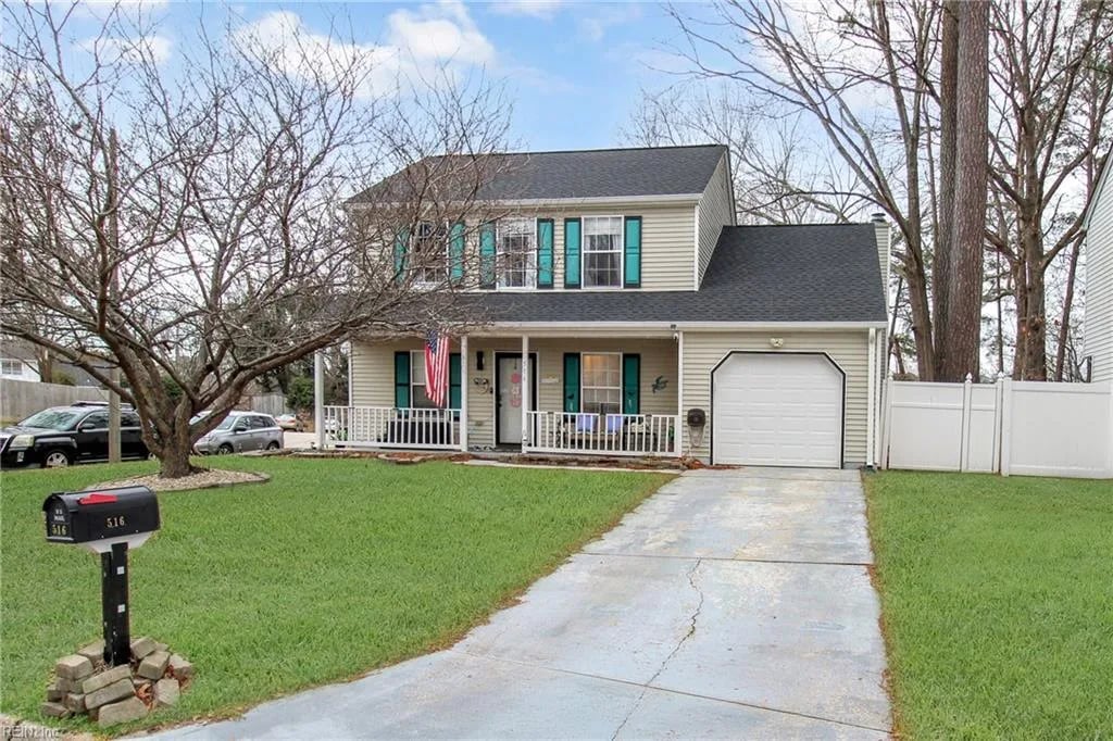 516 Elsie DR, Newport News — 3 bed Residential, 1,496 sqft