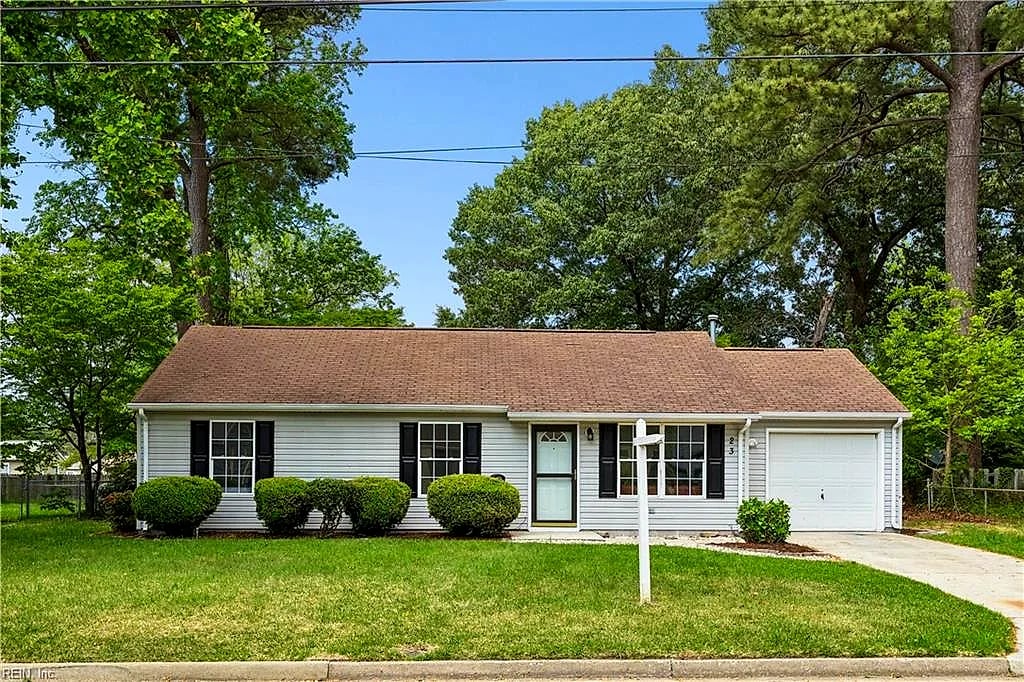 23 Sinton RD, Newport News — 3 bed Residential, 1,000 sqft