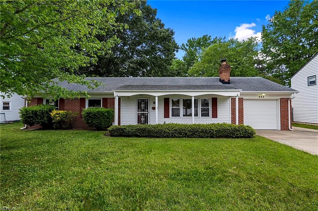 485 Bethune DR, Virginia Beach — 3 bed Residential, 1,200 sqft