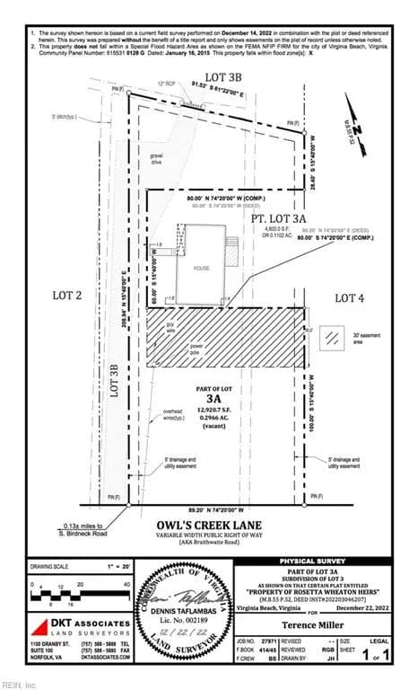 Lot 3A Owl's Creek Lane NONE, VIRGINIABEACH VA 23451 - Photo 2