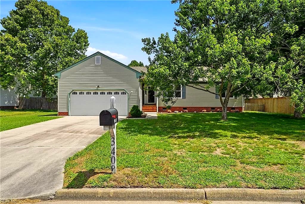 3408 Winterhawk CT, Chesapeake — 3 bed Residential, 1,368 sqft