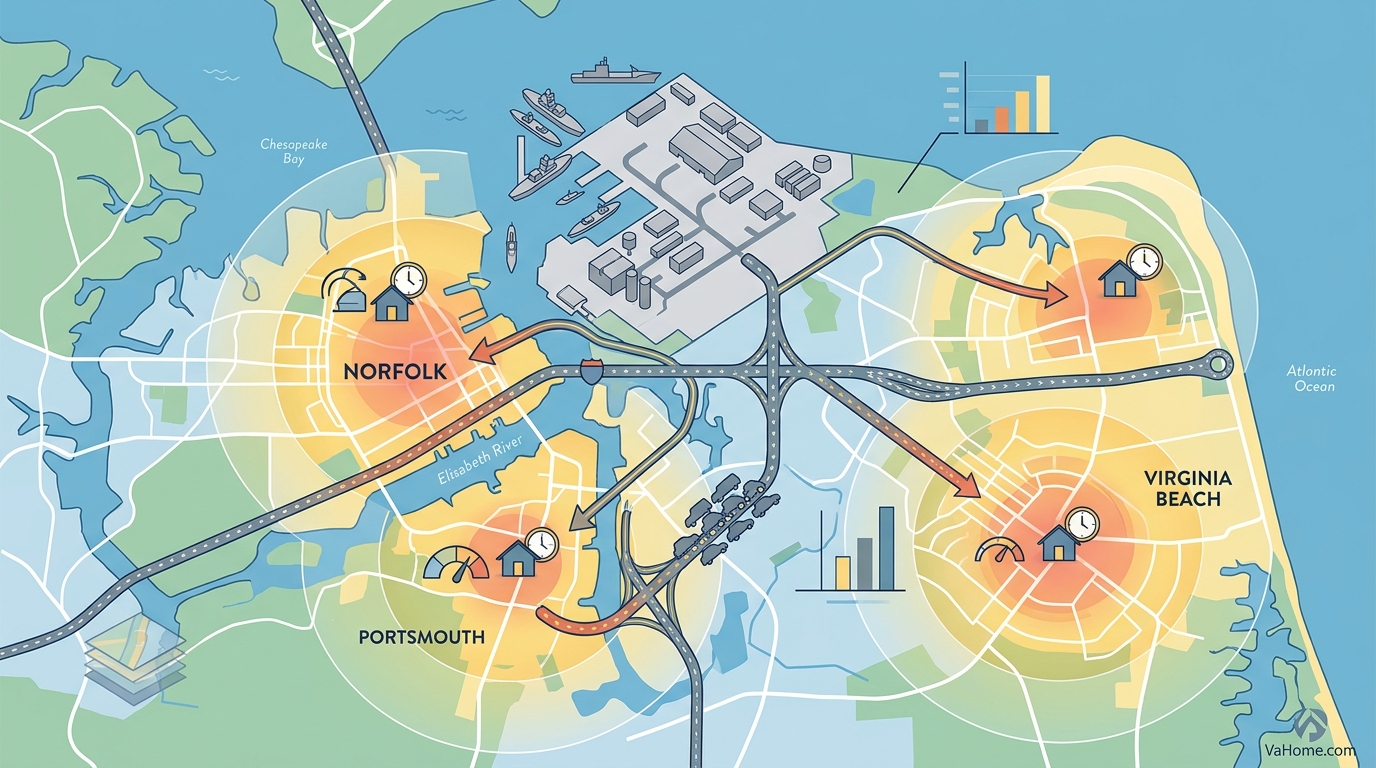 Shortest Commutes to Naval Station Norfolk: Hampton Roads Neighborhood Guide